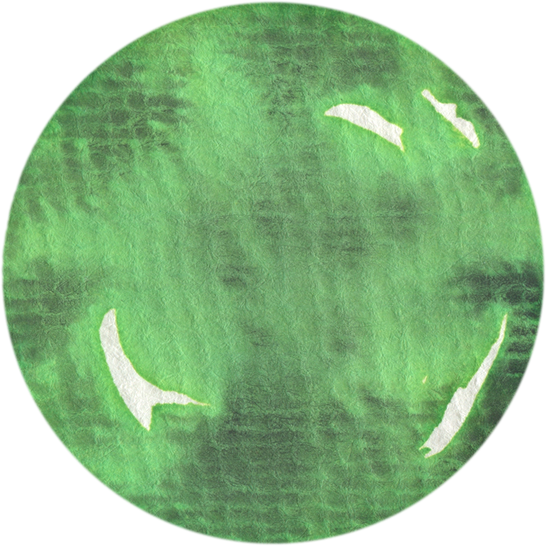 Watercolor Circle Cutout